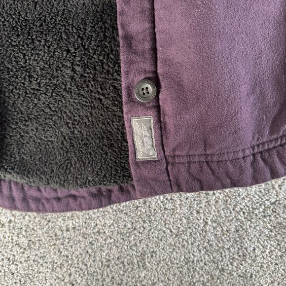 Eddie Bauer Shacket XS Sherpa Lined Outdoors Gorpcore Mountain Rustic Cabincore - Picture 8 of 16